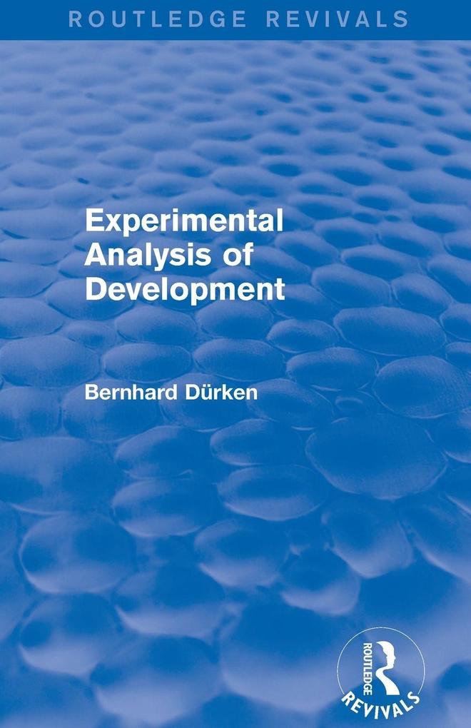 Experimental Analysis of Development