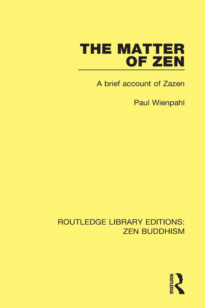 The Matter of Zen