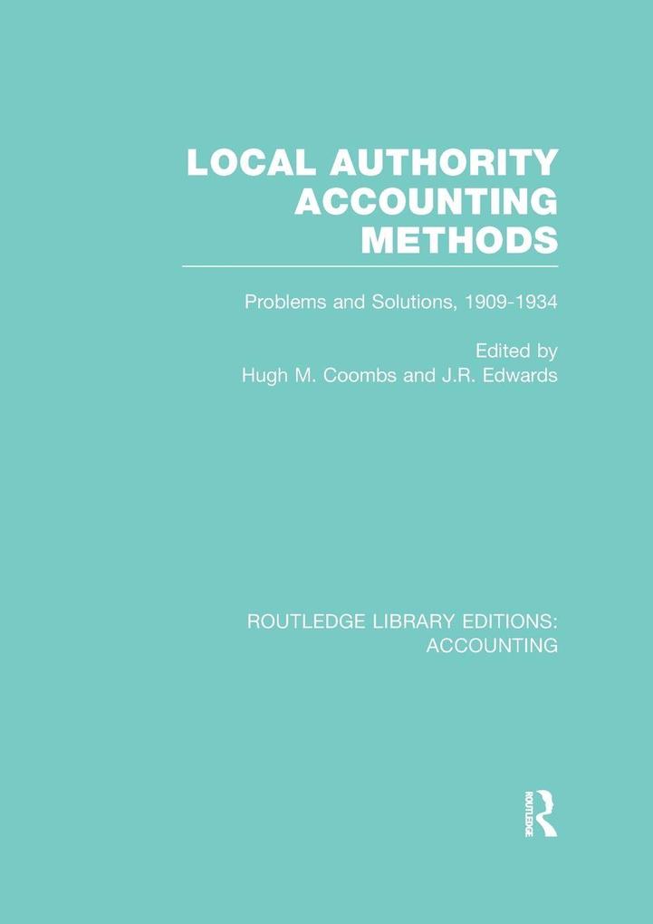 Local Authority Accounting Methods Volume 2 (RLE Accounting)