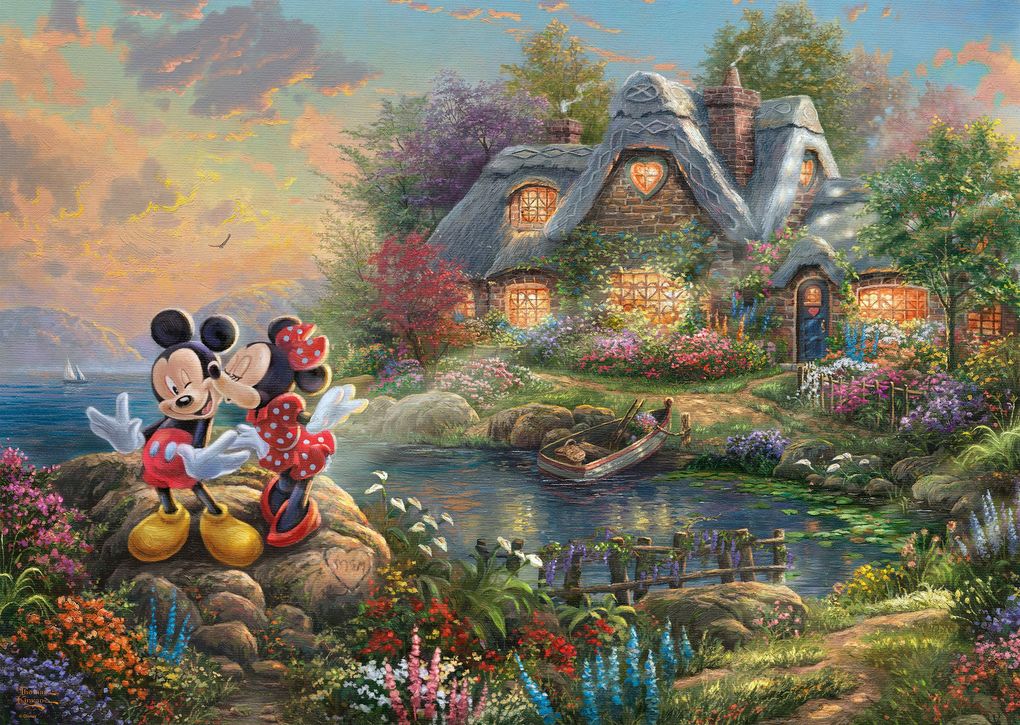 Schmidt Spiele - Disney Sweethearts Mickey & Minnie 1000 Teile