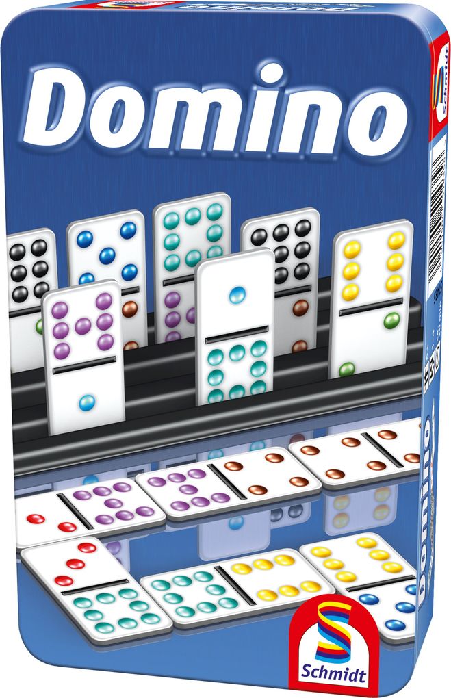 Schmidt Spiele - Domino Metalldose