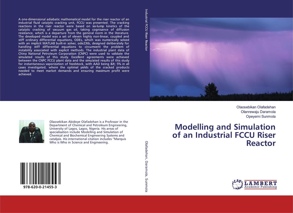 Modelling and Simulation of an Industrial FCCU Riser Reactor