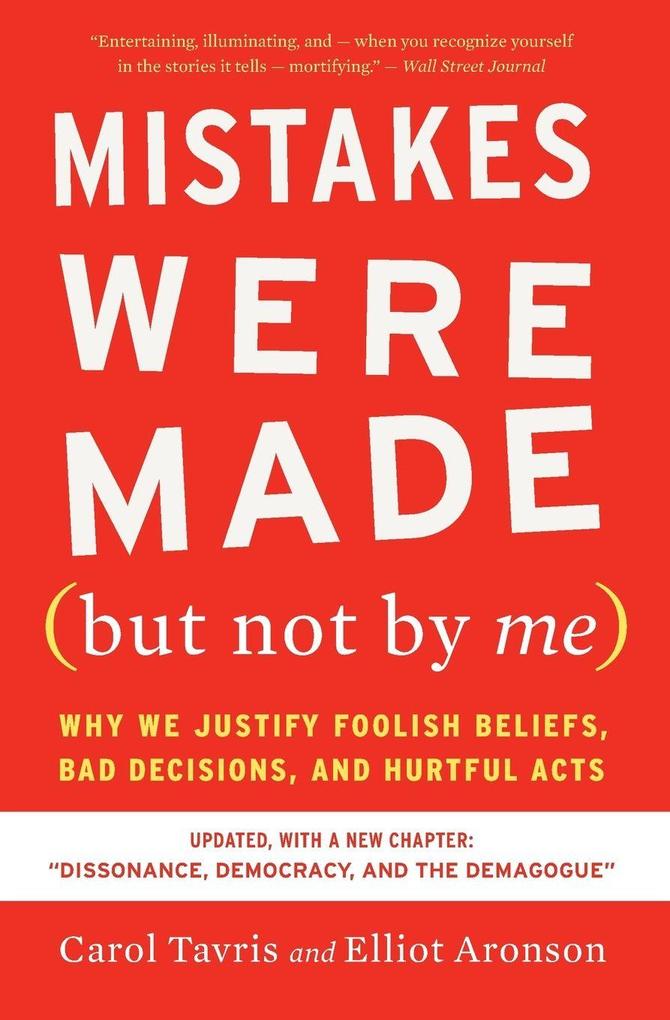 Houghton Mifflin Mistakes Were Made (But Not By Me) Third Edition
