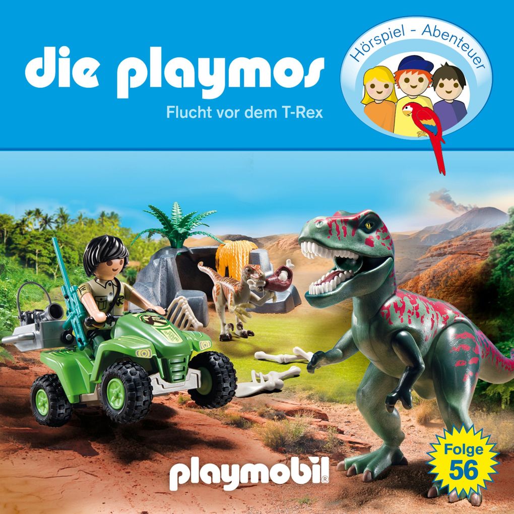 Die Playmos - Das Original Playmobil Hörspiel Folge 56: Flucht vor dem T-Rex