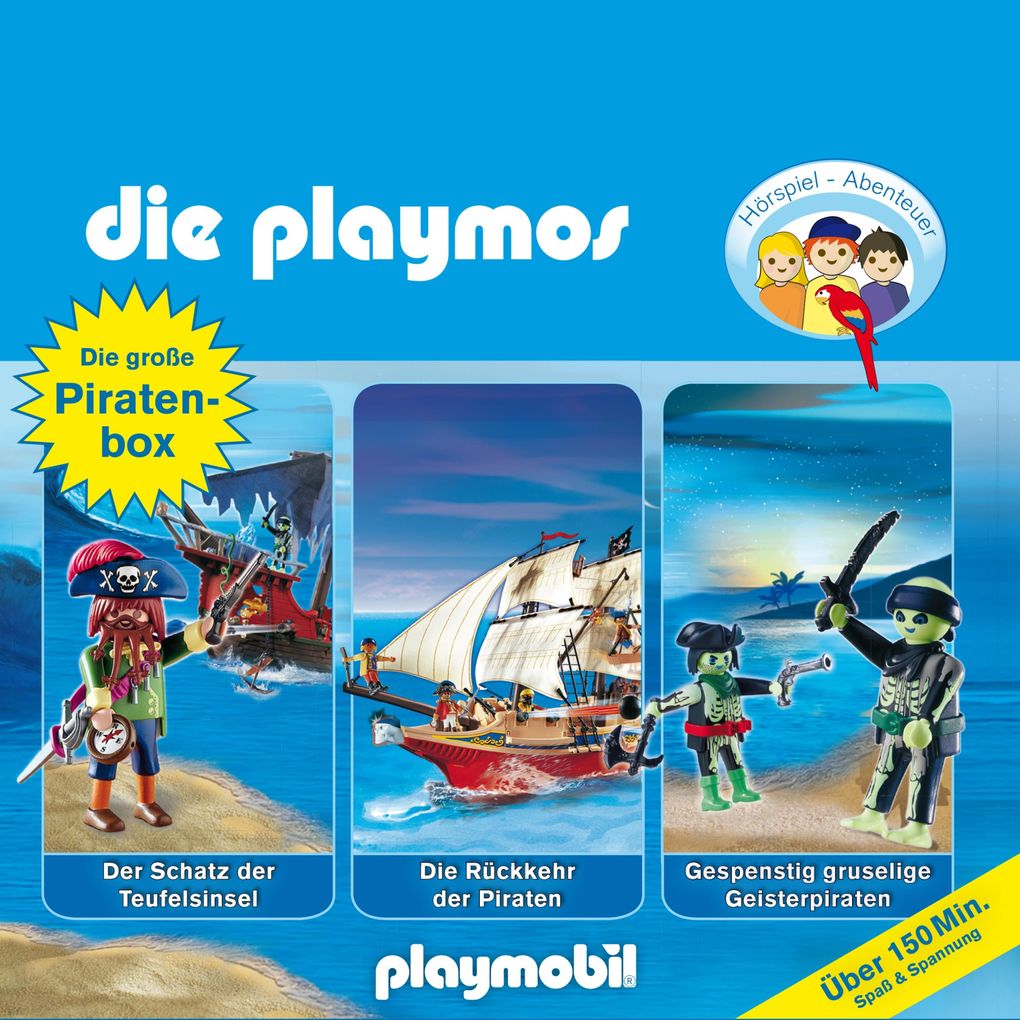 Die Playmos - Das Original Playmobil Hörspiel Die große Piraten-Box Folgen 1 16 22