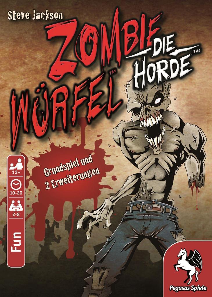 Image of Pegasus 51834G - Zombie Würfel, Die Horde (Grundspiel und zwei Erweiterungen)