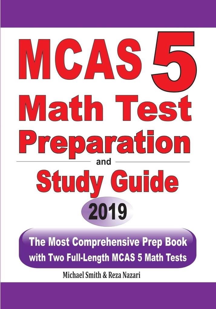 MCAS 5 Math Test Preparation and Study Guide