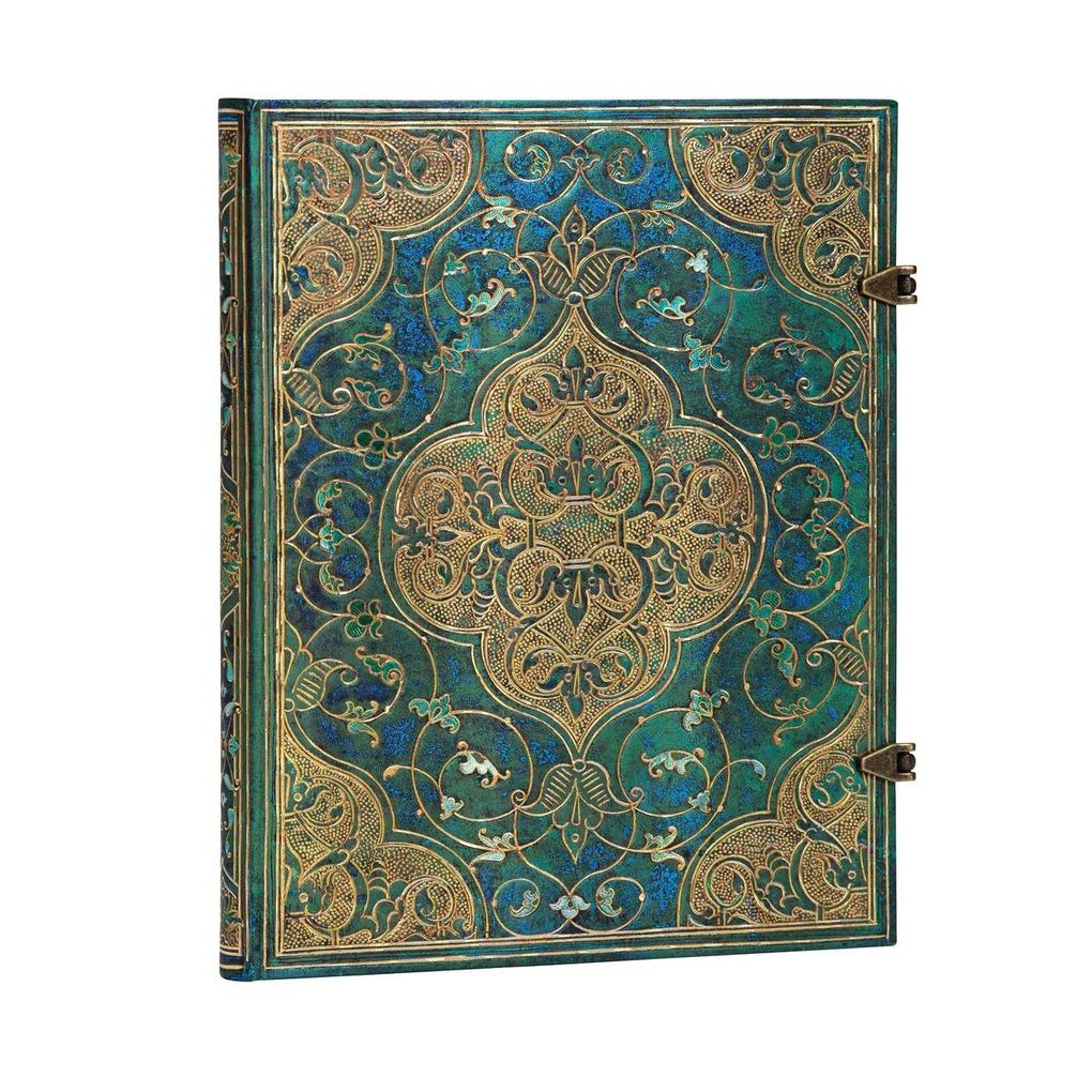 Hardcover Notizbuch Chroniken in Türkis Ultra Liniert