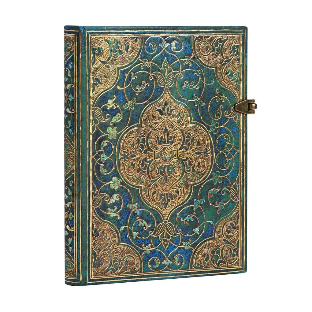 Turquoise Chronicles Midi Lined Hardcover Journal by Paperblanks