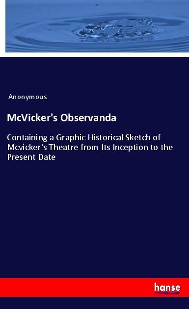 McVicker‘s Observanda