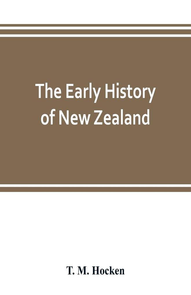 The early history of New Zealand