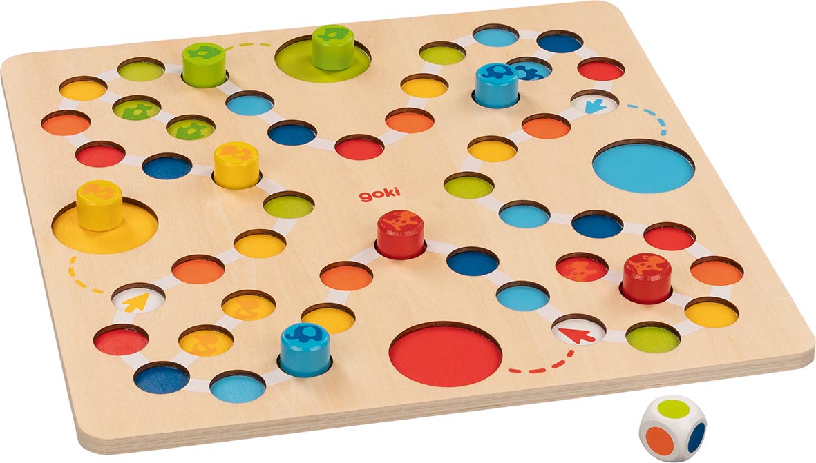 Goki 56785 - Brettspiel Mein erstes Ludo