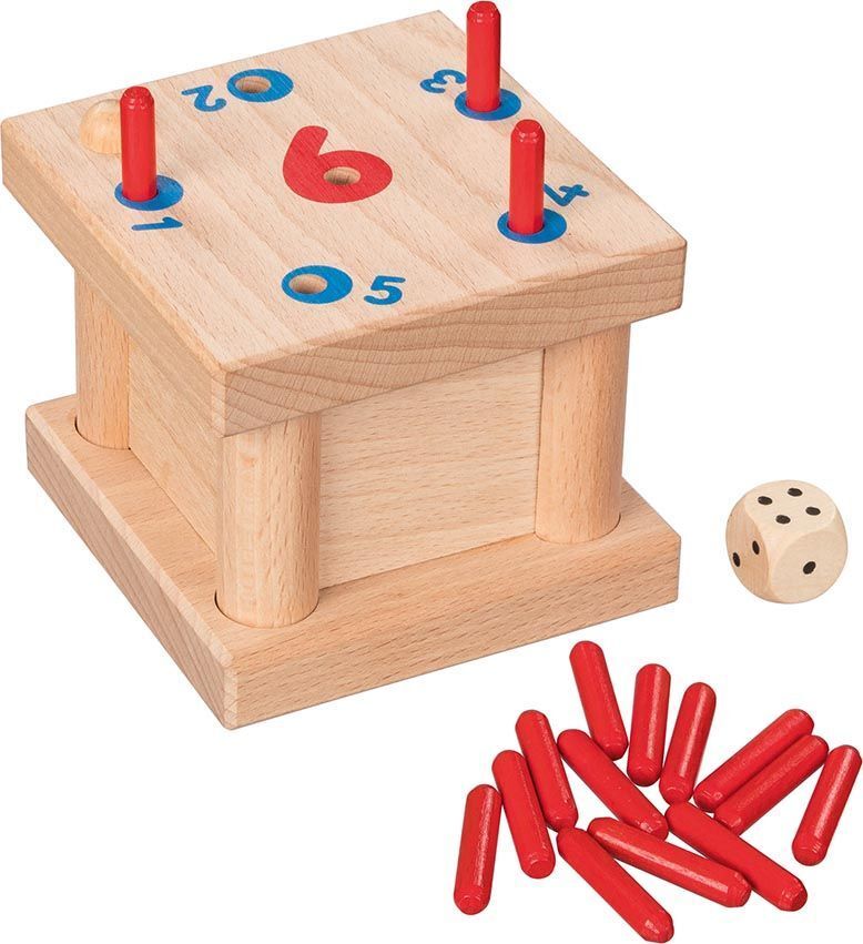 Image of Goki 56799 - Steckspiel Die verflixte 6