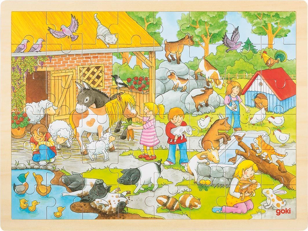 Image of Einlegepuzzle Streichelzoo (Kinderpuzzle)