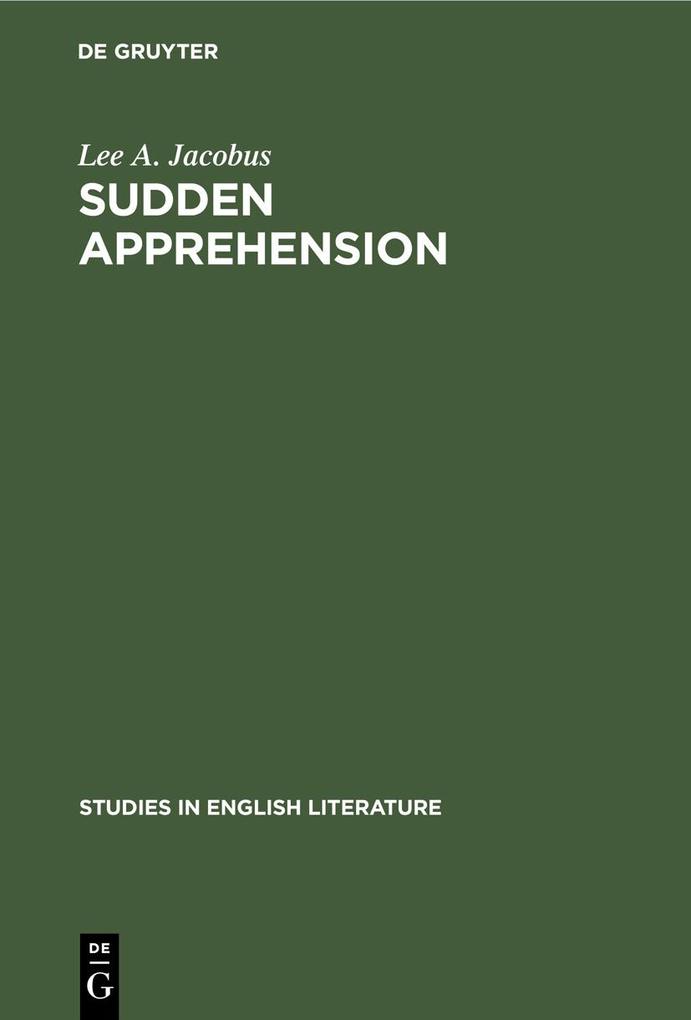 Sudden Apprehension