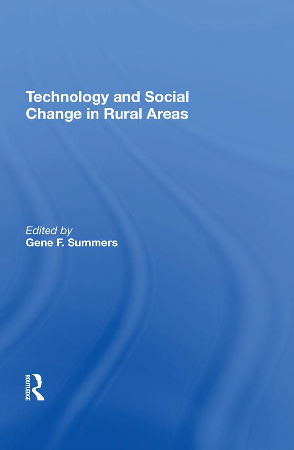 Technology And Social Change In Rural Areas