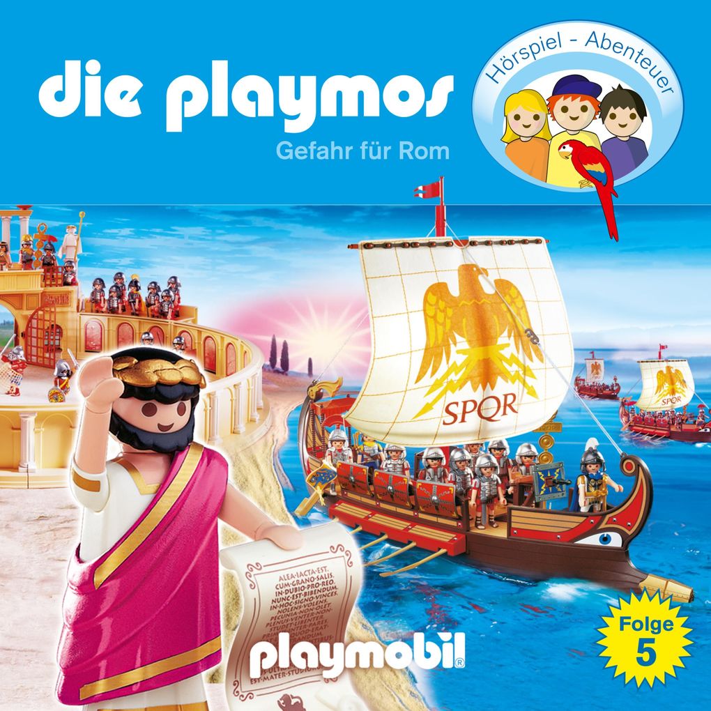 Die Playmos - Das Original Playmobil Hörspiel Folge 5: Gefahr für Rom