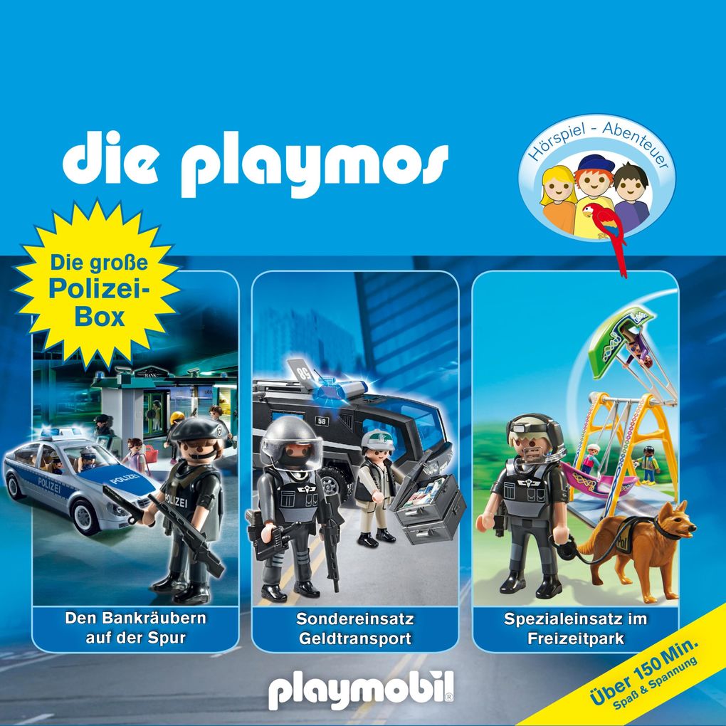 Die Playmos - Das Original Playmobil Hörspiel Die große Polizei-Box Folgen 28 41 44