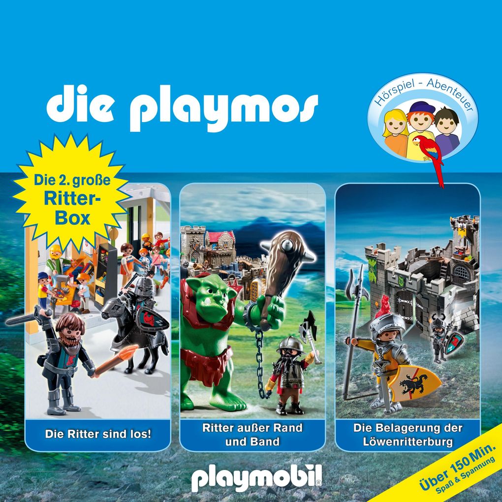 Die Playmos - Das Original Playmobil Hörspiel Die 2. große Ritter-Box Folgen 24 45 55