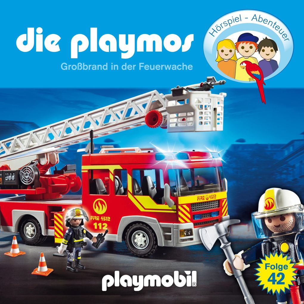 Die Playmos - Das Original Playmobil Hörspiel Folge 42: Großbrand in der Feuerwache