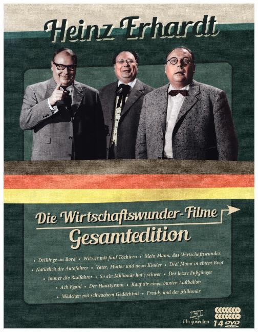 Heinz Erhardt Wirtschaftswunder Gesamtedition. 14 DVDs
