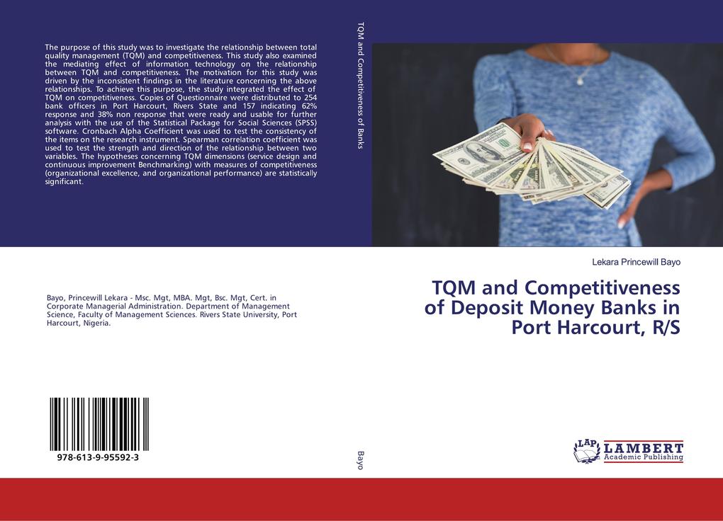 TQM and Competitiveness of Deposit Money Banks in Port Harcourt R/S