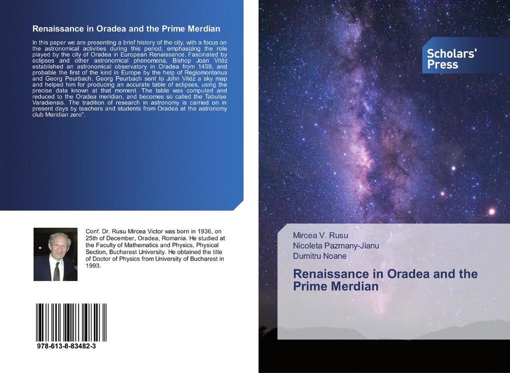 Renaissance in Oradea and the Prime Merdian