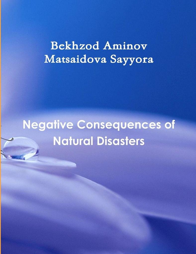 'Negative Consequences of Natural Disasters'