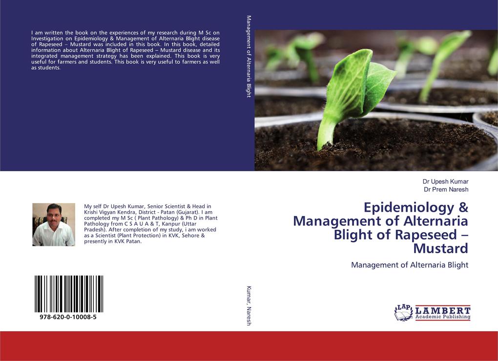 Epidemiology & Management of Alternaria Blight of Rapeseed Mustard
