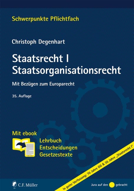 Staatsrecht I Staatsorganisationsrecht Buch Christoph Degenhart