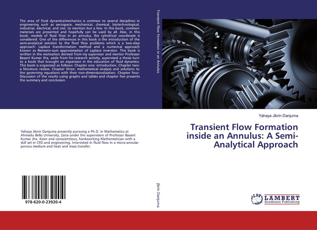 Transient Flow Formation inside an Annulus: A Semi-Analytical Approach