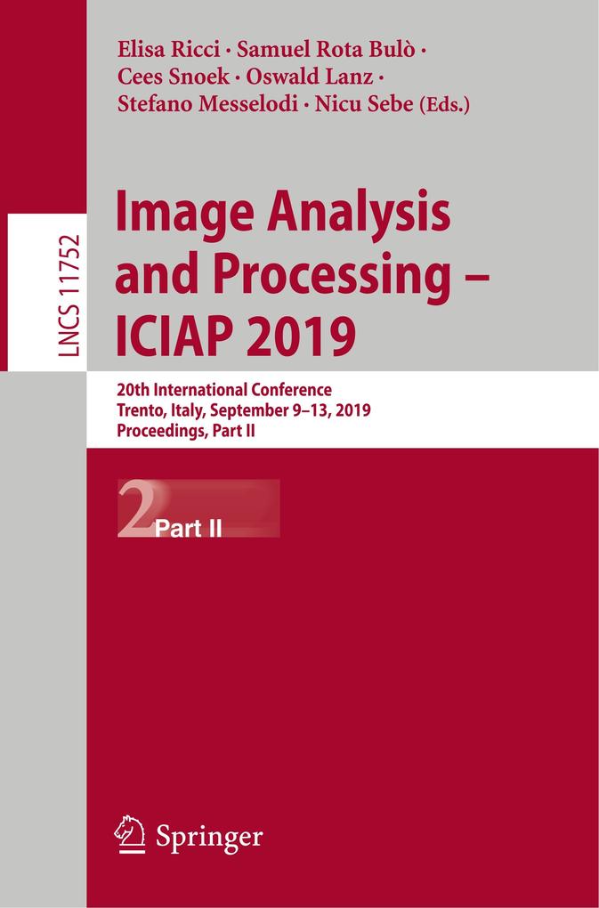 Image Analysis and Processing ICIAP 2019