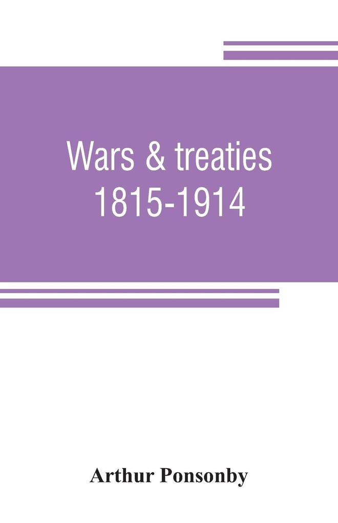 Image of Wars & treaties 1815-1914