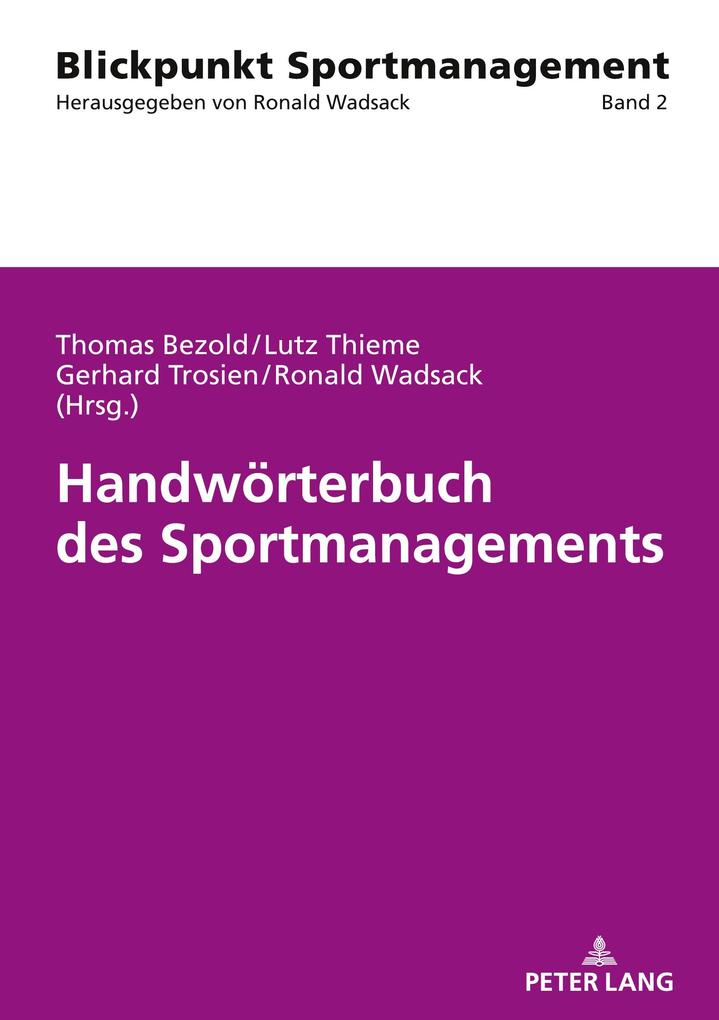 Handwörterbuch des Sportmanagements