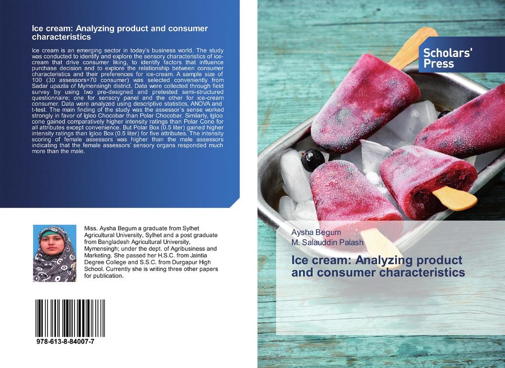 Ice cream: Analyzing product and consumer characteristics