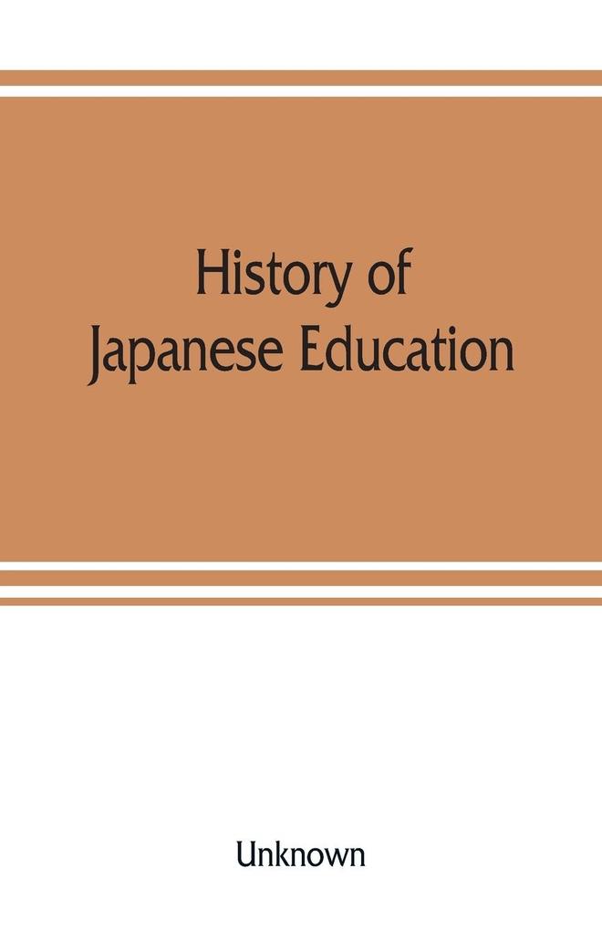 History of Japanese education