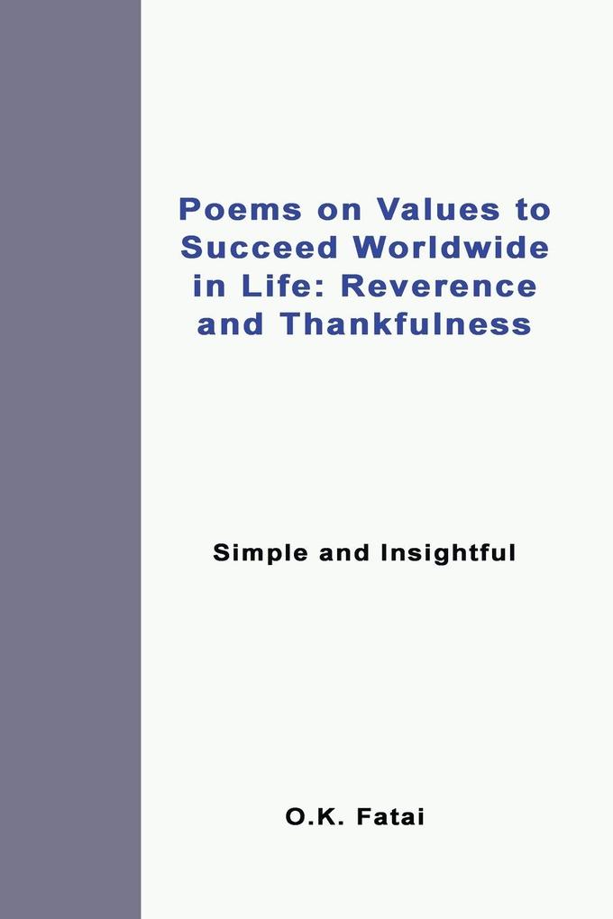 Poems on Values to Succeed Worldwide in Life