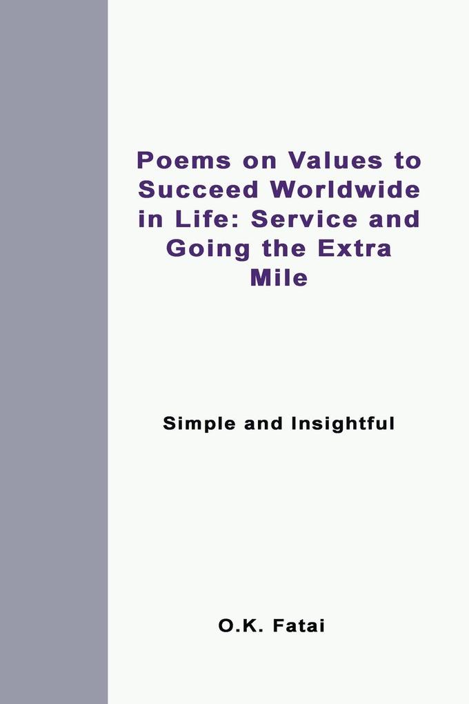 Poems on Values to Succeed Worldwide in Life