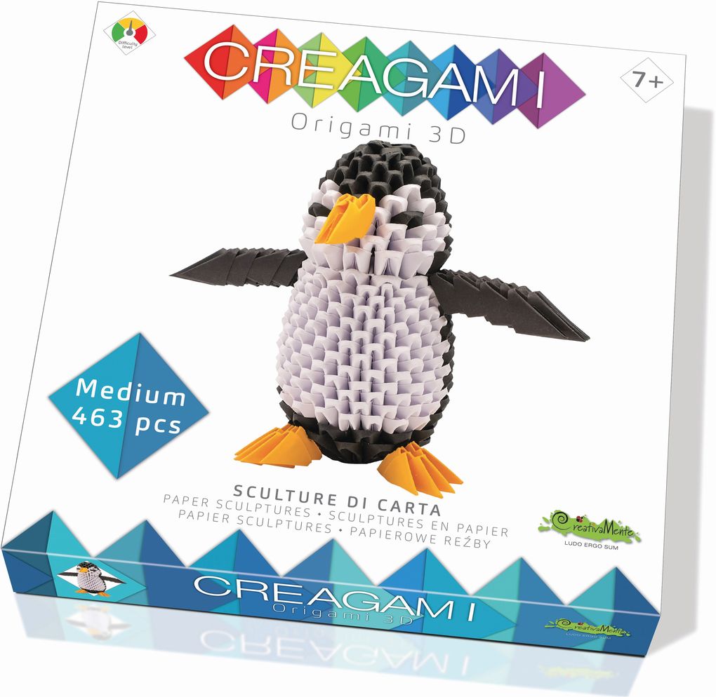 Creagami - Origami 3D Pinguin 463 Teile