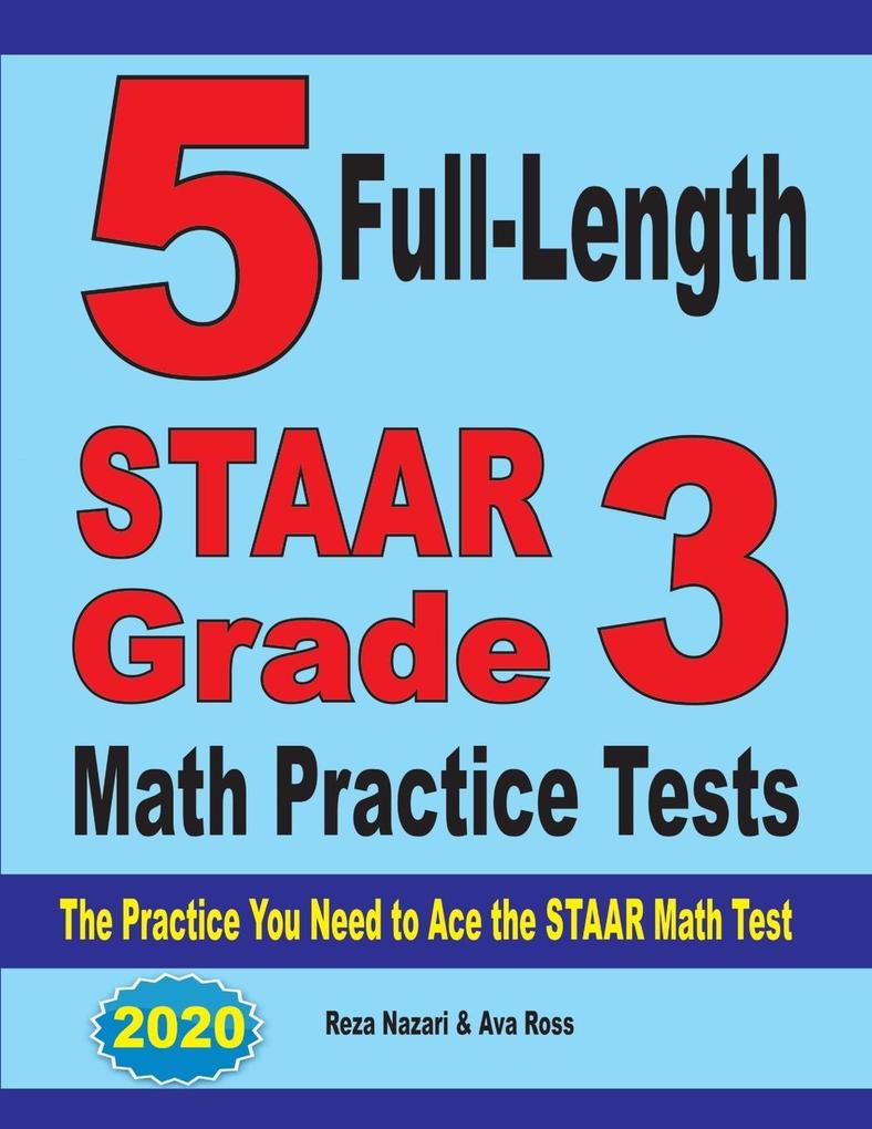 5 Full-Length STAAR Grade 3 Math Practice Tests