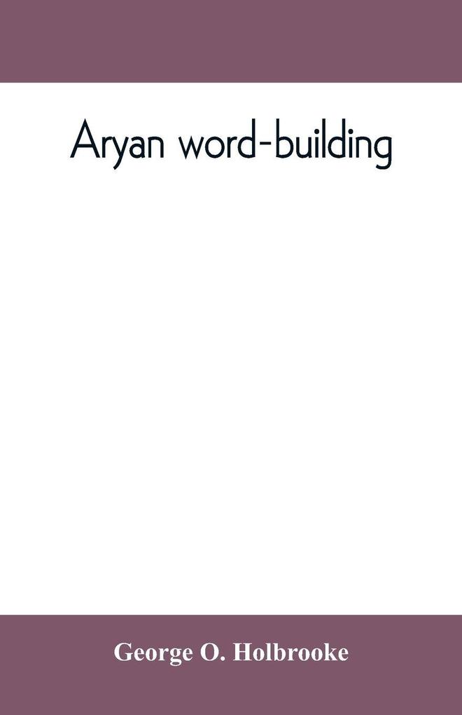 Aryan word-building