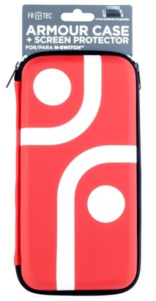 Image of Armour Case + Screen Protector für Nintendo Switch Tasche+Bildschirmschutz rot