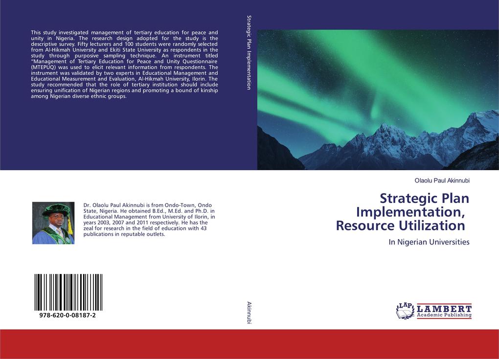 Strategic Plan Implementation Resource Utilization