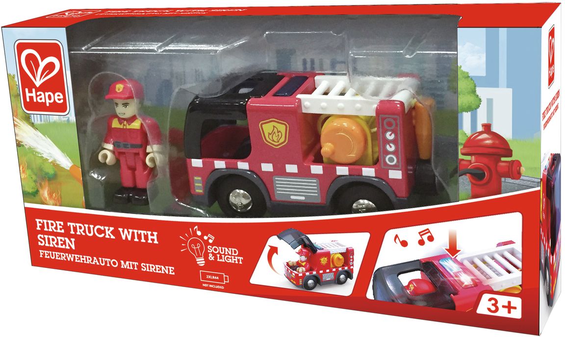 Hape - Feuerwehrauto mit Sirene