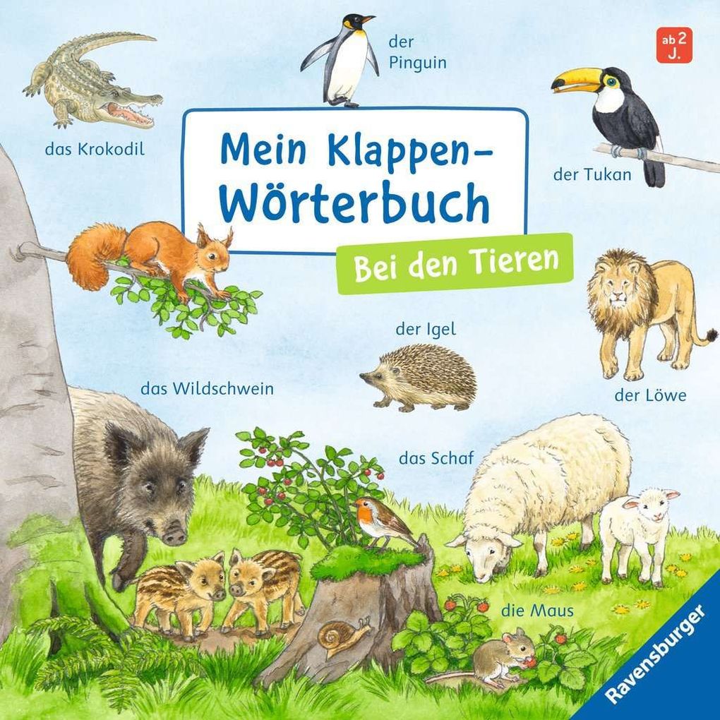 Image of Mein Klappen-Wörterbuch: Bei den Tieren