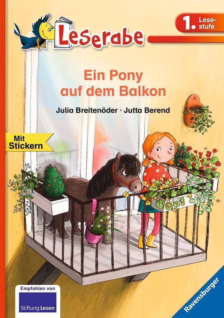 Image of Ein Pony auf dem Balkon - Leserabe 1. Klasse - Erstlesebuch für Kinder ab 6 Jahren