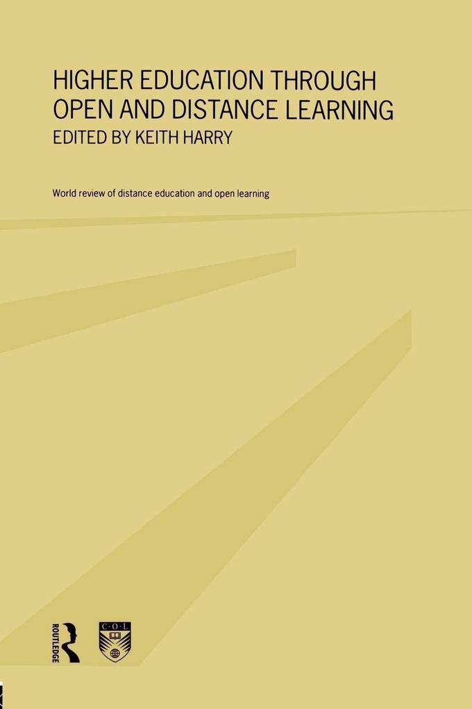 Higher Education Through Open and Distance Learning
