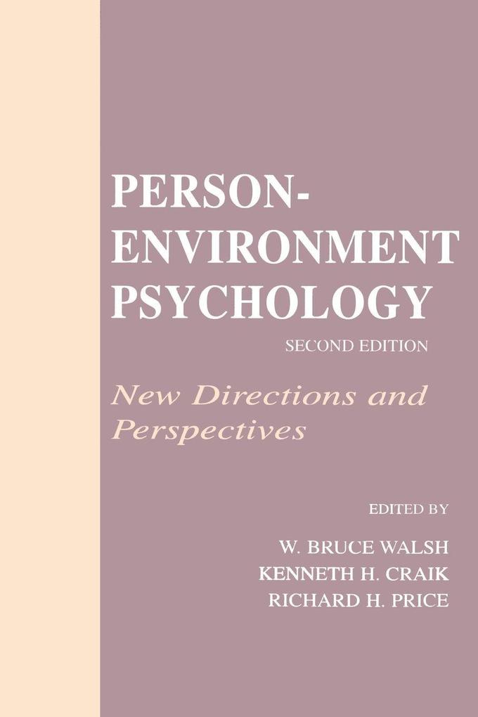 Person-Environment Psychology