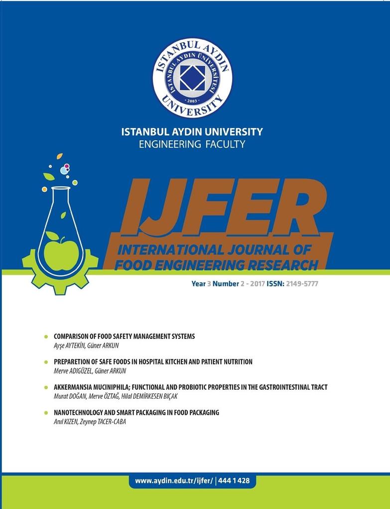 INTERNATIONAL JOURNAL OF FOOD ENGINEERING RESEARCH