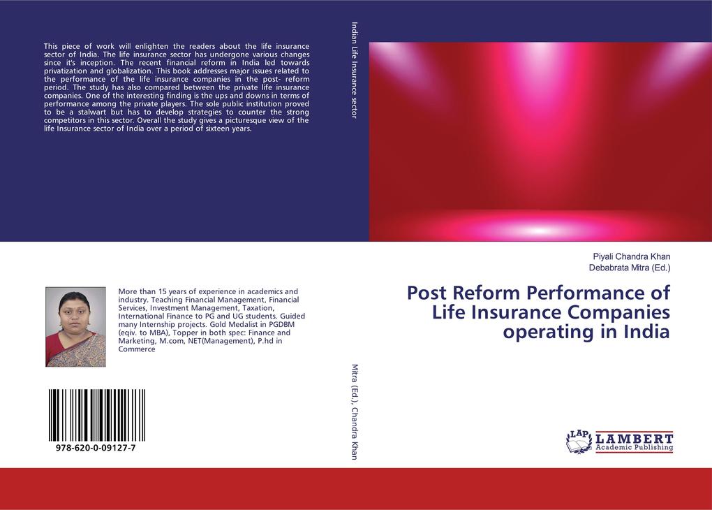 Post Reform Performance of Life Insurance Companies operating in India